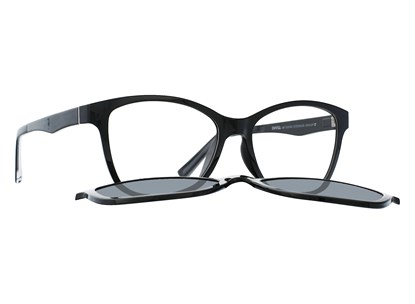 Óculos com Clipon - INVU - M4105 A 52 - PRETO