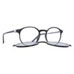 Óculos com Clipon - INVU - M4116 D 49 - PRETO