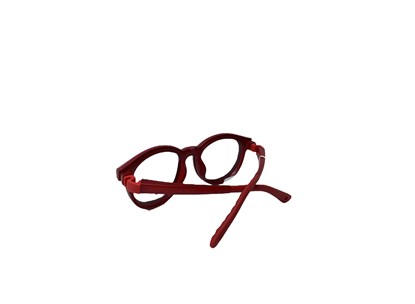 Óculos com Clipon - SILMO KIDS - SK2609 RED 50 - VERMELHO