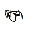 Óculos com Clipon - SILMO KIDS - SK2612 BLACK 50 - PRETO