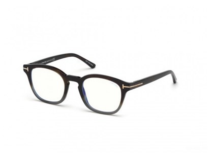 Óculos com Clipon - TOM FORD - FT5532-B 55A 49 - PRETO