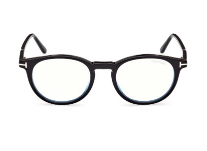 Óculos com Clipon - TOM FORD - TF5823-H-B 001 50 - PRETO