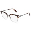 Óculos de Grau - ALEXANDER MQUEEN - AM0152O 003 53 - PRATA E TARTARUGA
