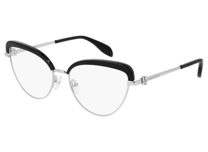Óculos de Grau - ALEXANDER MQUEEN - AM0259O 001 55 - PRETO