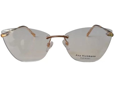 Óculos de Grau - ANA HICKMANN - AH1446 05A 56,5 - DOURADO