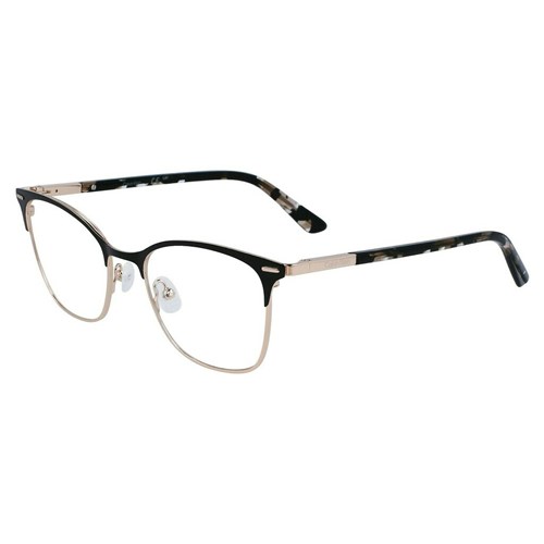 Óculos de Grau - CALVIN KLEIN - CK21124 001 51 - PRETO E DOURADO