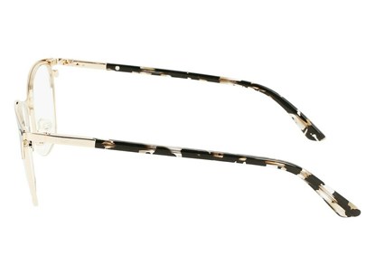 Óculos de Grau - CALVIN KLEIN - CK21124 001 51 - PRETO E DOURADO