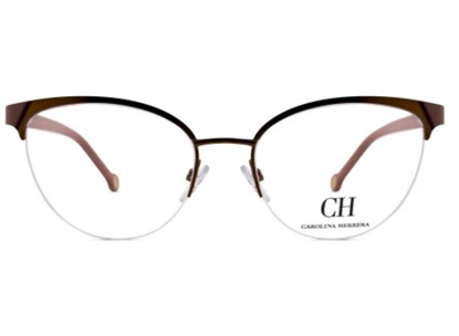 Óculos de Grau - CAROLINA HERRERA - VHE126L 0R10 53 - MARROM