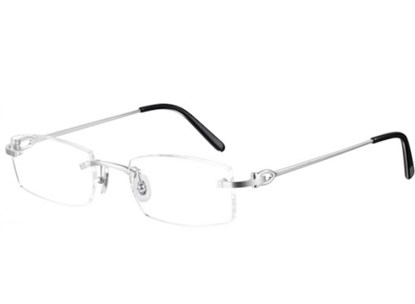 Óculos de Grau - CARTIER - CT0045O 001 51 - PRATA