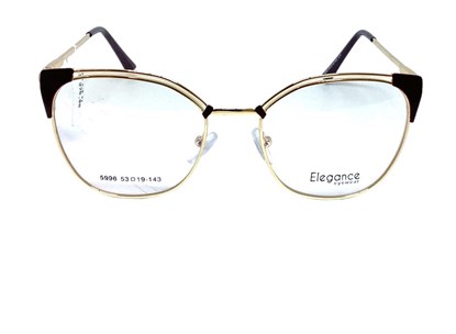 Óculos de Grau - ELEGANCE - 5996 C-9 53 - MARROM