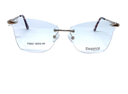 Óculos de Grau - ELEGANCE - FD8521 C4 58 - PRATA