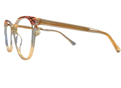 Óculos de Grau - ELEGANCE - TR7547 C77 55 - CRISTAL
