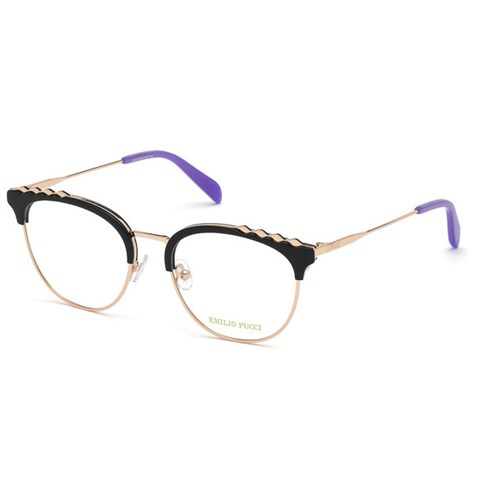 Óculos de Grau - EMILIO PUCCI - EP5146 005 50 - PRETO