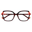 Óculos de Grau - FACE A FACE - BOCCA TWEET2 479 55 - VERMELHO