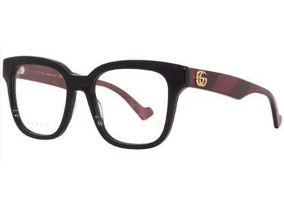 Óculos de Grau - GUCCI - GG0958O 008 52 - PRETO