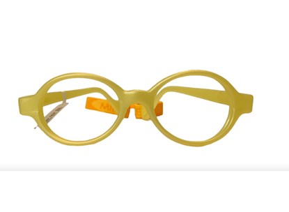 Óculos de Grau - MIRAFLEX - BABY LUX AMARELA 38 2 A 5 ANOS - AMARELO