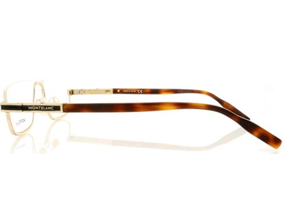 Óculos de Grau - MONT BLANC - MB0044O 002 55 - DOURADO