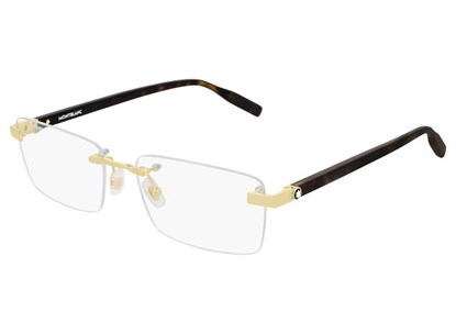 Óculos de Grau - MONT BLANC - MB0055O 006 59 - DOURADO