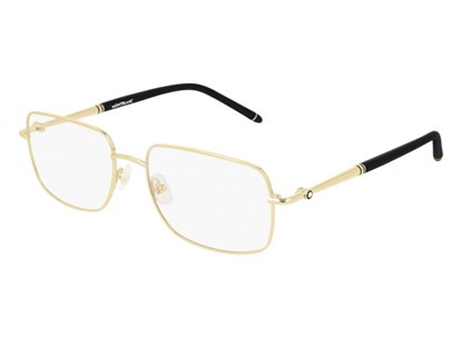 Óculos de Grau - MONT BLANC - MB0072O 003 57 - DOURADO