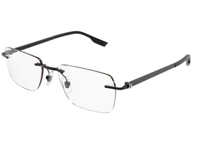 Óculos de Grau - MONT BLANC - MB0185O 001 55 - PRETO