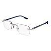 Óculos de Grau - MONT BLANC - MB0185O 002 55 - PRATA