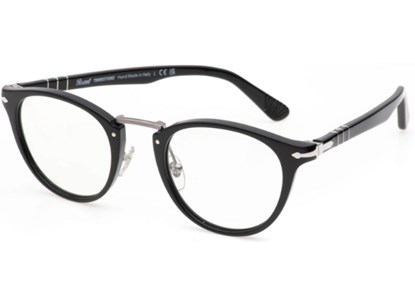 Óculos de Grau - PERSOL - 3108-S 95/GH 49 - PRETO