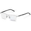 Óculos de Grau - PORSCHE DESIGN - P8371 B 56 - PRATA