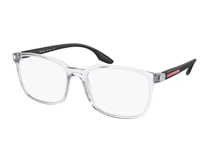 Óculos de Grau - PRADA LINEA ROSSA - VPS05M 2AZ-1O1 55 - CRISTAL