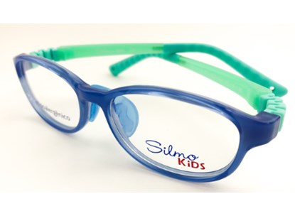 Óculos de Grau - SILMO KIDS - SK18103 BLUEEGREEN 46 - AZUL