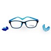 Óculos de Grau - SILMO KIDS - SK18119 BLUE/BLACK 50 - PRETO