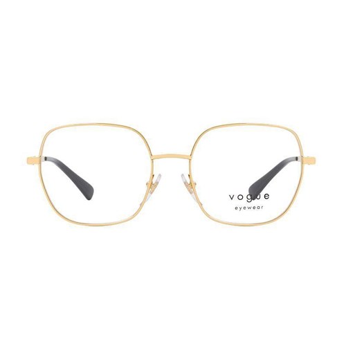 Óculos de Grau Vogue VO5381B Preto Brilho Redondo Gateado