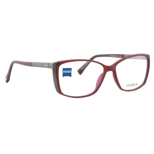 Óculos de Grau - ZEISS - ZS-10015 F320 55 - VERMELHO
